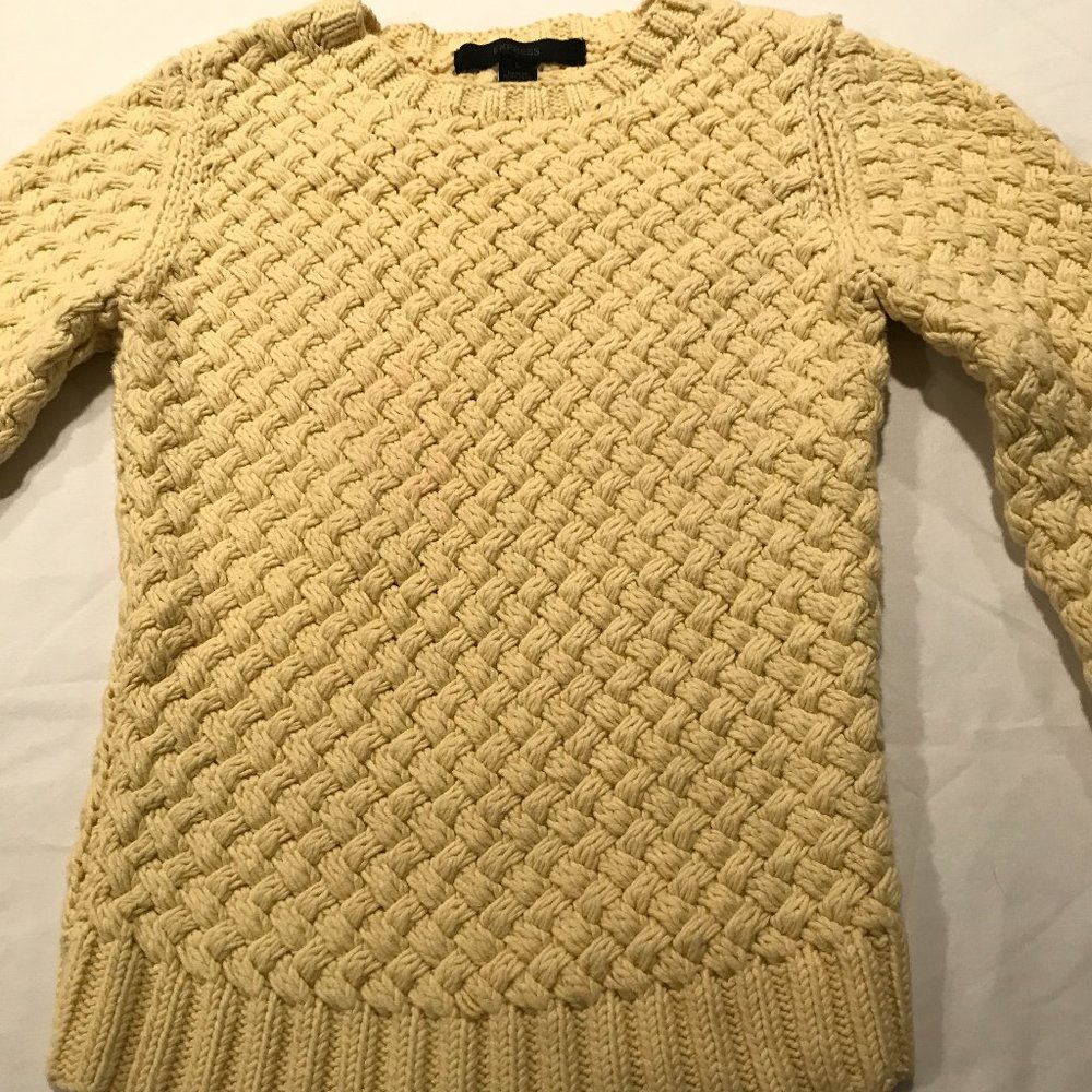Women's Express Yellow Sweater (sz S)